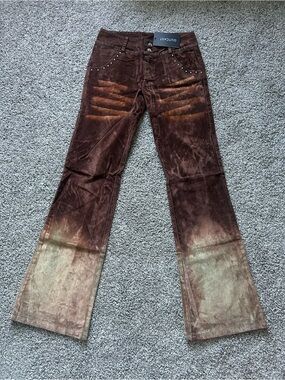 Outcast Women’s Brown Boot-Cut Velvet Jeans
